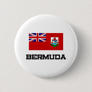 Bermuda-Flagge Button