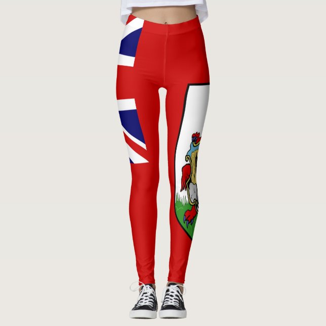 Bermuda-Flaggen-Leggings Leggings (Vorderseite)