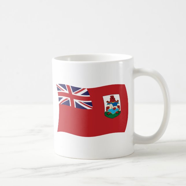 Bermuda-Flaggen-Tasse Kaffeetasse (Rechts)
