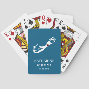 Bermuda Gastgeschenk Hochzeit Deck Cards, Inselkar Spielkarten