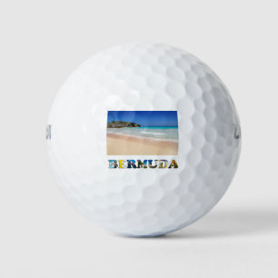 Bermuda Horseshoe Bay Pink Sand Beach Foto Golfball