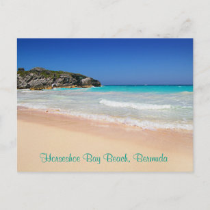 Bermuda Horseshoe Bay Pink Sand Beach Foto Postca Postkarte