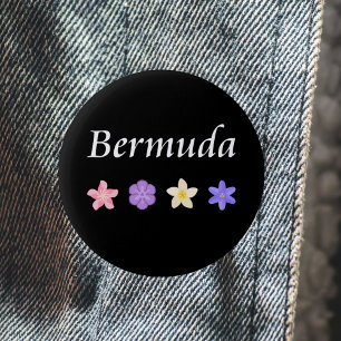 Bermuda Hübsche Blume Icons Farbe Button