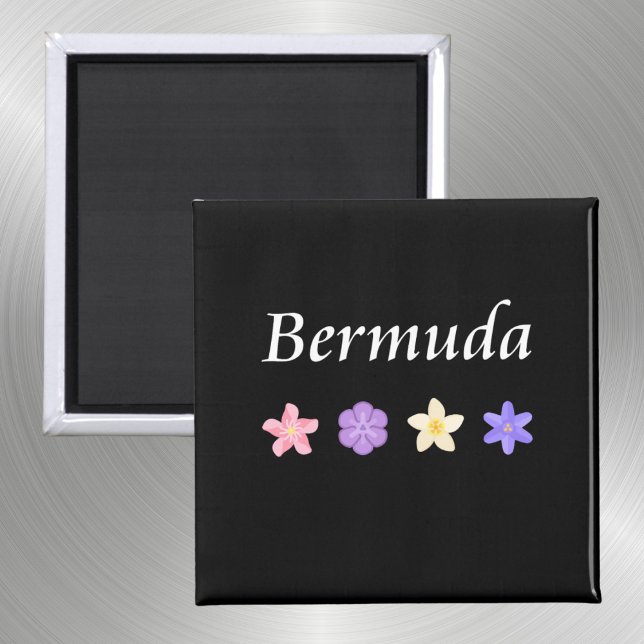 Bermuda Hübsche Blume Icons Farbe Magnet (Von Creator hochgeladen)