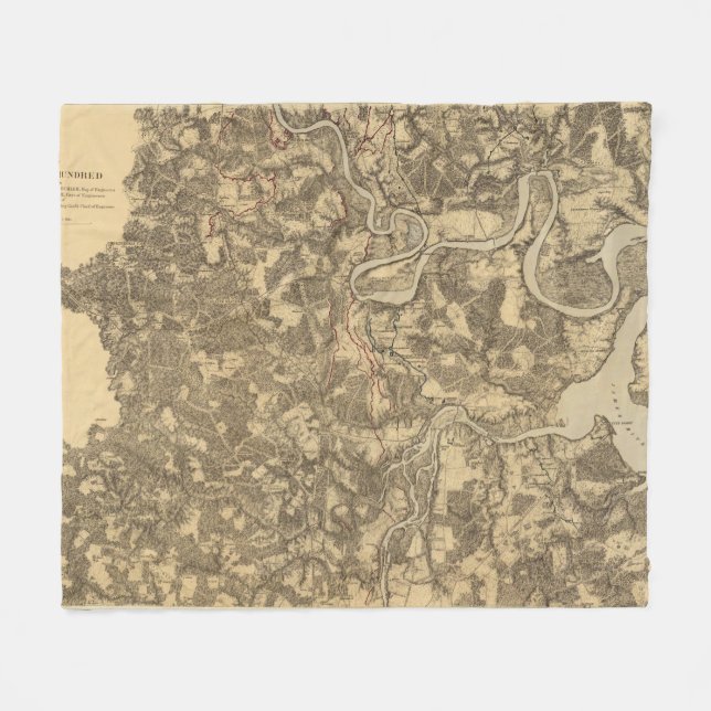 Bermuda hundert, Virginia Fleecedecke (Vorderseite (Horizontal))