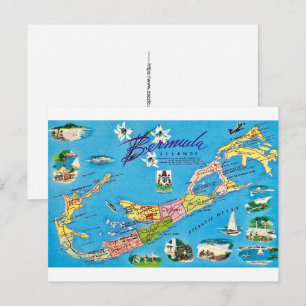 Bermuda-Inseln Postkarte