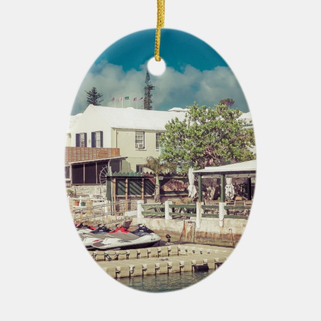 Bermuda-Jet-Ski Keramikornament (Vorne)