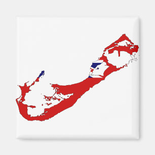 Bermuda-Karte Schwerpunktshandbuch Magnet
