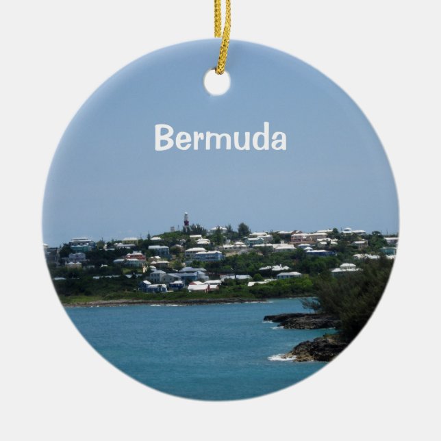 Bermuda Keramik Ornament (Vorne)