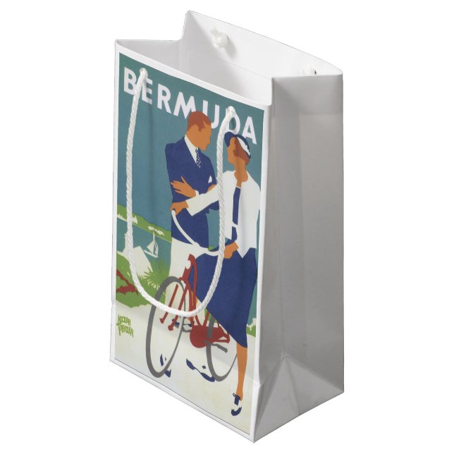 Bermuda Kleine Geschenktüte (Vorderseite Schrägansicht)
