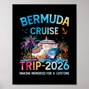 Bermuda-Kreuzfahrt 2026 Familien-Kreuzfahrt-Urlaub Poster