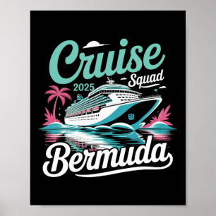 Bermuda Kreuzfahrt Gruppe 2025 Familien Sommerurla Poster