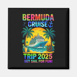 Bermuda Kreuzfahrt Team 2025 Familien Meer Abenteu Magnet