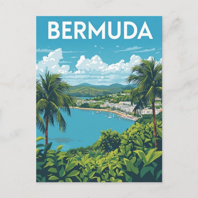 Bermuda: Küste Vista Postkarte (Vorderseite)