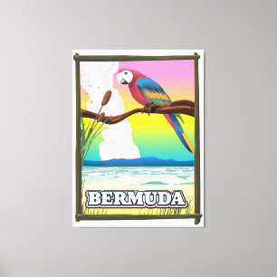 Bermuda Paradies. Leinwanddruck