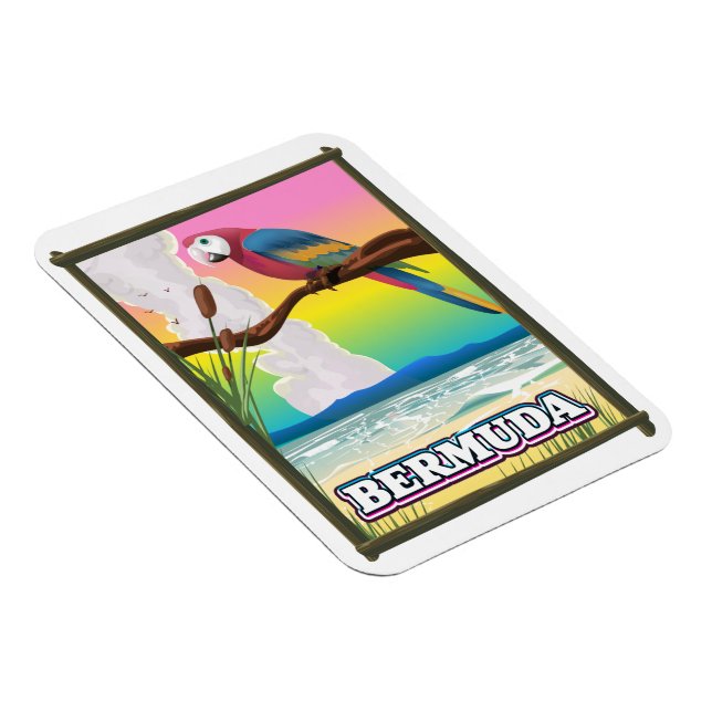 Bermuda Paradies. Magnet (Rechte Seite)