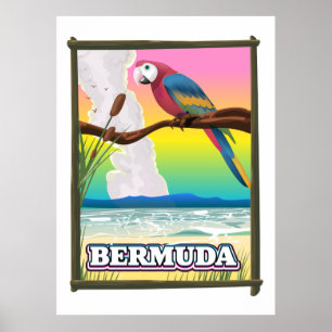Bermuda Paradies. Poster
