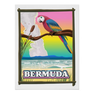 Bermuda Paradies. Poster