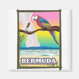 Bermuda Paraside T - Shirt-Kissen-Kissen-Taste-Abd Magnet