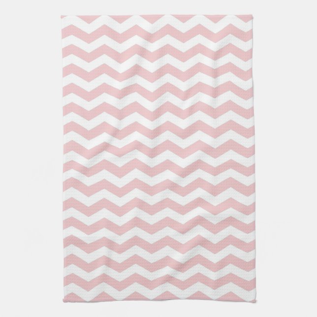 Bermuda Pink Wave Zickzack Küchentuch (Vertikal)