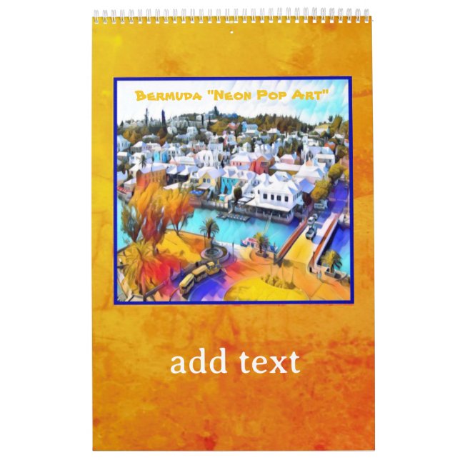 Bermuda Pop Art Kalender (Titelbild)