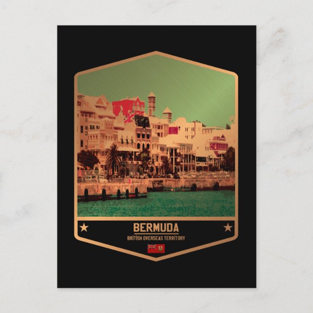 Bermuda Postkarte (Vorderseite)