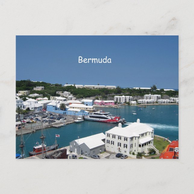 Bermuda Postkarte (Vorderseite)
