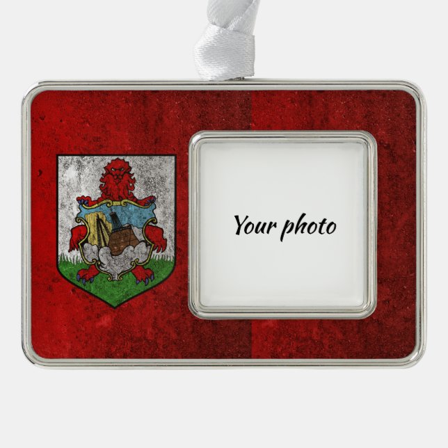 Bermuda Rahmen-Ornament Silber (Vorderseite)