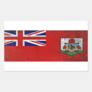 Bermuda Rechteckiger Aufkleber