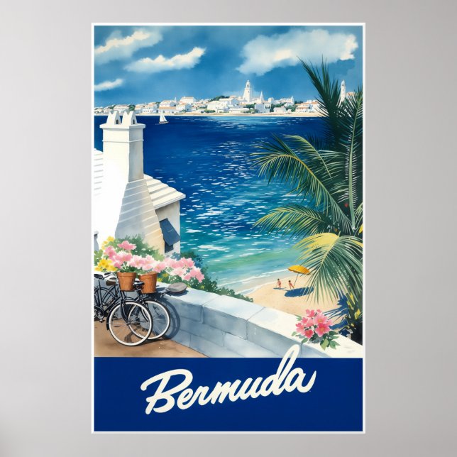 Bermuda-Reiseplakat Poster (Vorne)