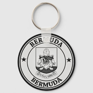 Bermuda Round Emblem Schlüsselanhänger