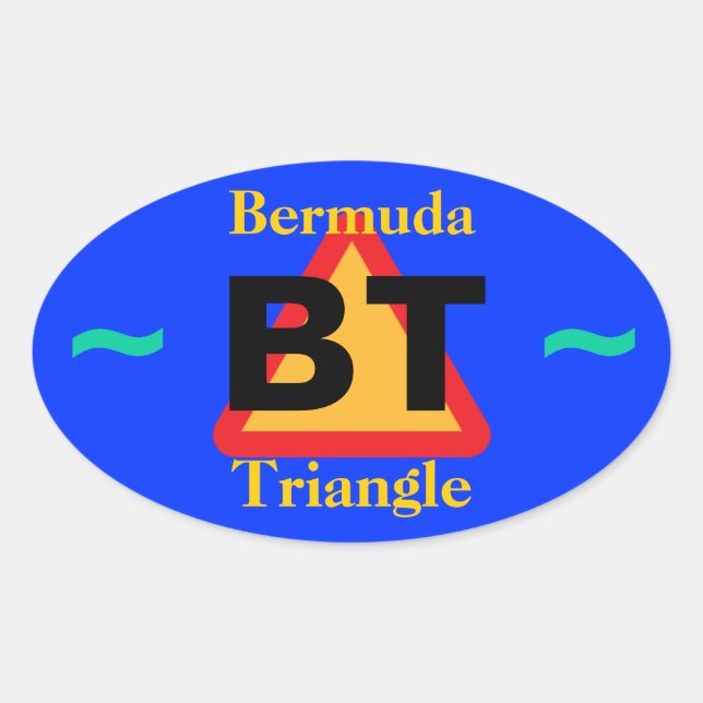 BERMUDA TRIANGLE autocollants (4) (Devant)