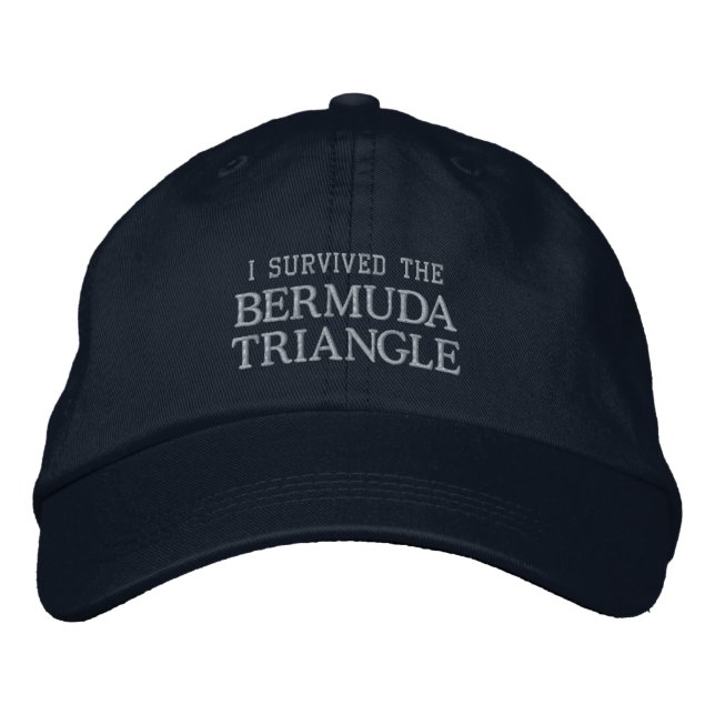 BERMUDA TRIANGLE Cap (neutral) Bestickte Baseballkappe (Vorderseite)
