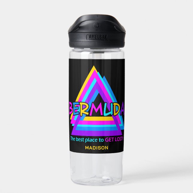 Bermuda Triangle individuelle Name Trinkflasche (Rückseite)