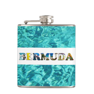 Bermuda Tropical Beach Blue Ocean Travel Fotos Flachmann