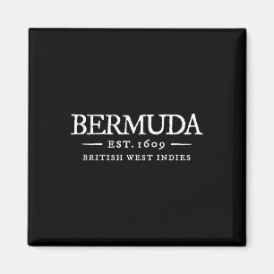 Bermuda Vintage-Brief Retro-Throwback- Urlaub So Magnet