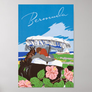 Bermuda Vintage Fotos Alte ästhetische Piktsgeschi Poster