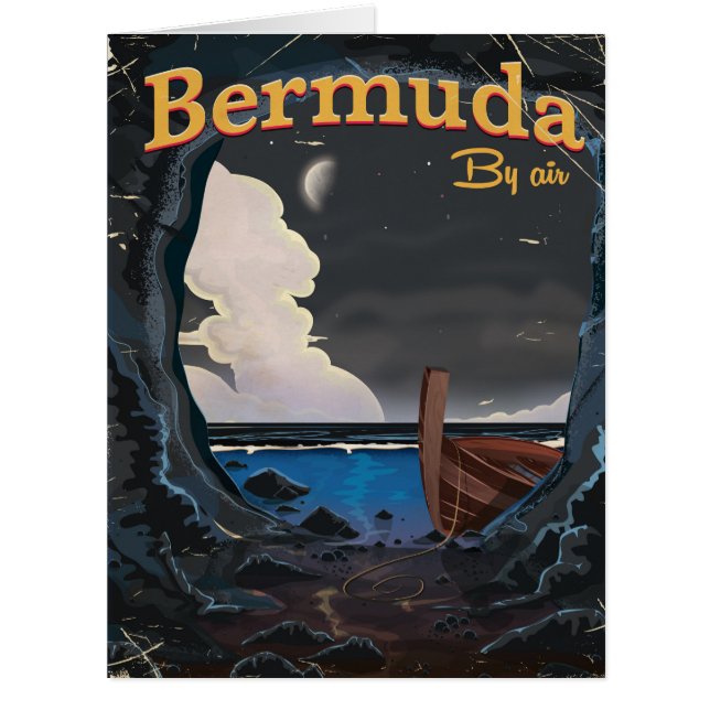 Bermuda Vintage Reiseplakat (Vorderseite)