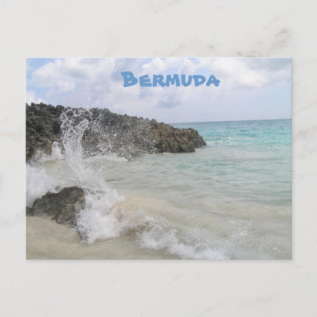 Bermuda Wave Postkarte (Vorderseite)