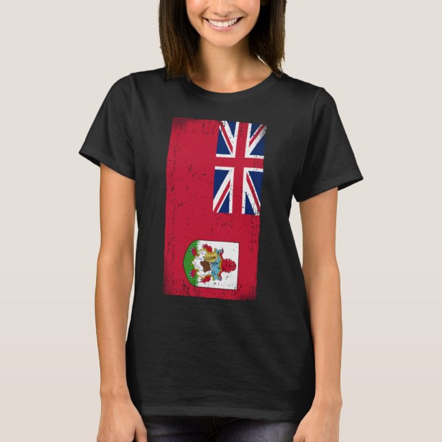 Bermudan-Flagge Bermuda T-Shirt (Vorderseite)