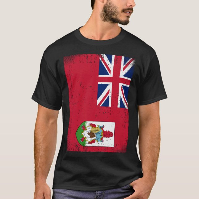 Bermudan-Flagge Bermuda T-Shirt (Vorderseite)