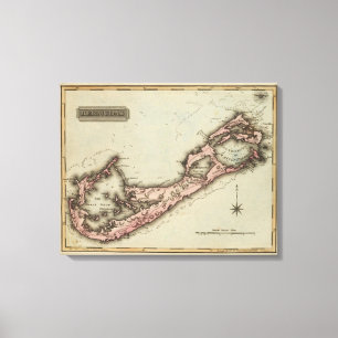 Bermudas Leinwanddruck