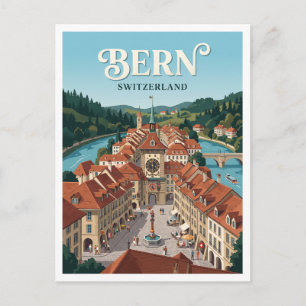 Bern Altstadt Schweiz Postkarte