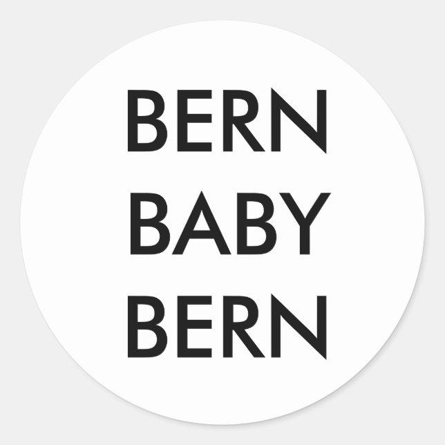 Bern Baby Runder Aufkleber (Vorderseite)