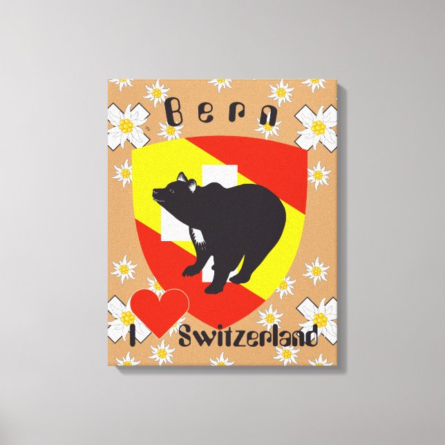 Bern, Berne, Berna, Bärn, Schweiz, Suisse Leinwand (Vorderseite)