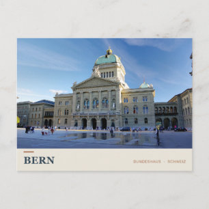 Bern Bundeshaus in der Altstadt Postkarte