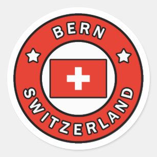 Bern die Schweiz Runder Aufkleber