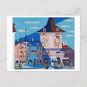 Bern Glockenturm von Kirchner Gemälde Postkarte