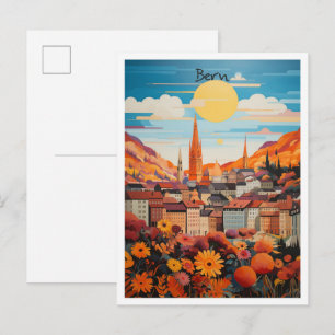 Bern Schweiz Kunst Reise Postkarte