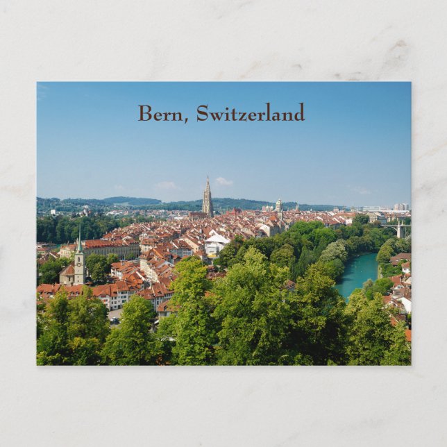 Bern Schweiz Postkarte (Vorderseite)